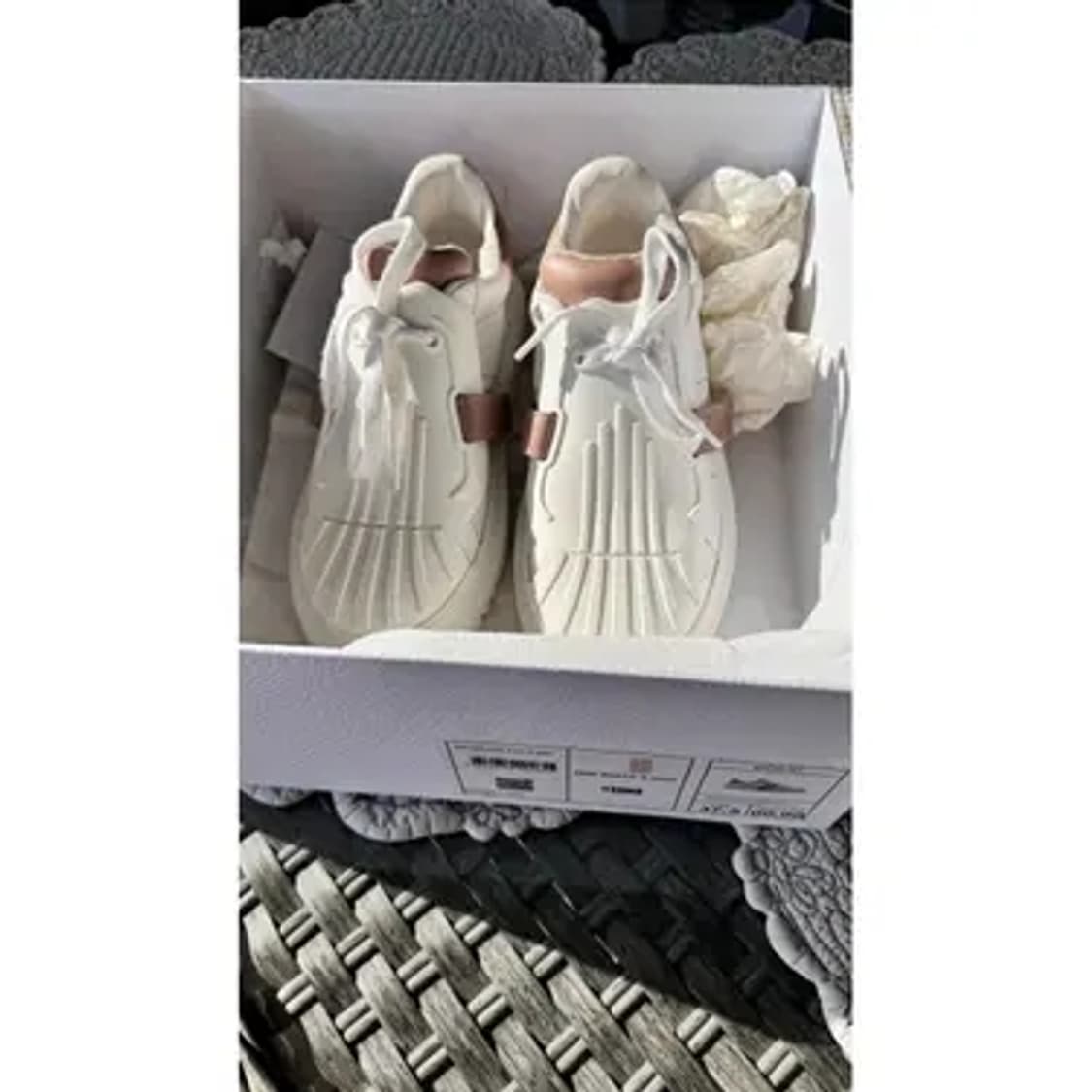 디올 ID 화이트 우드 투톤 레더 스니커즈 240 상품이미지2