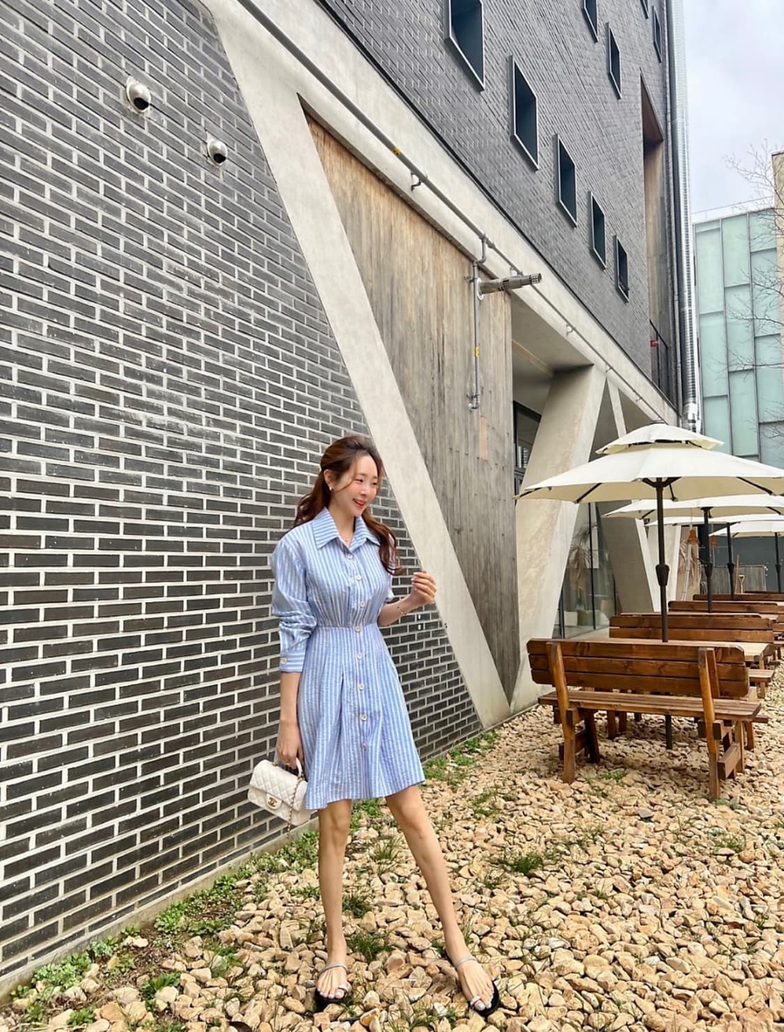 새상품 1104라이너 슈퍼린짱 니스 셔츠 원피스 상품이미지1