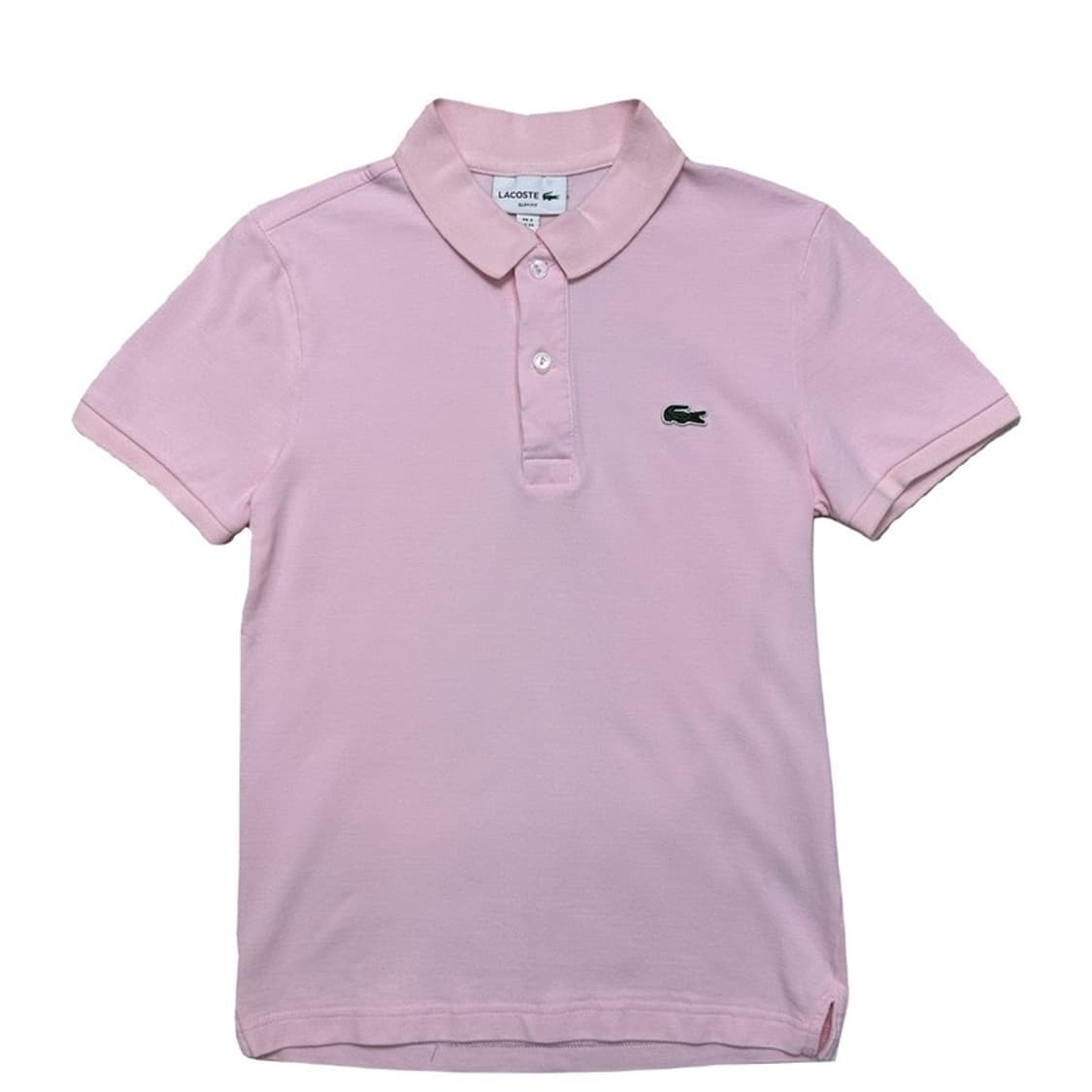 LACOSTE 슬림핏 피케 카라 반팔티 XS 상품이미지1