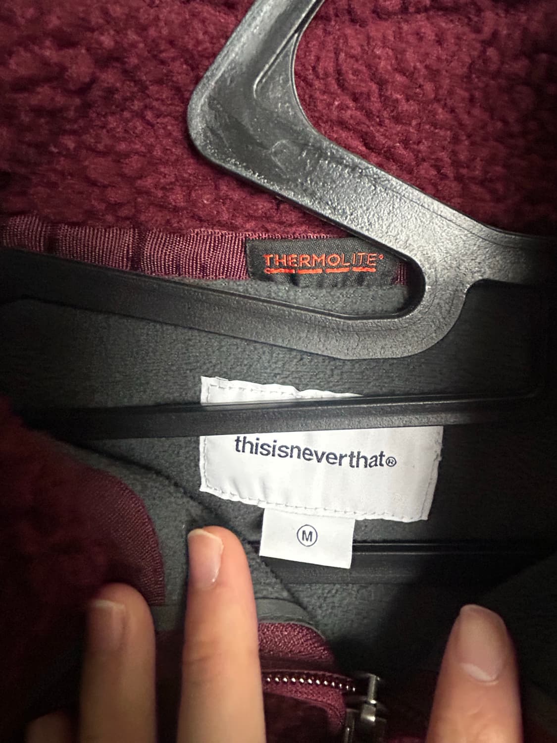 디스이즈네버댓 플리스 후리스 M 상품이미지2