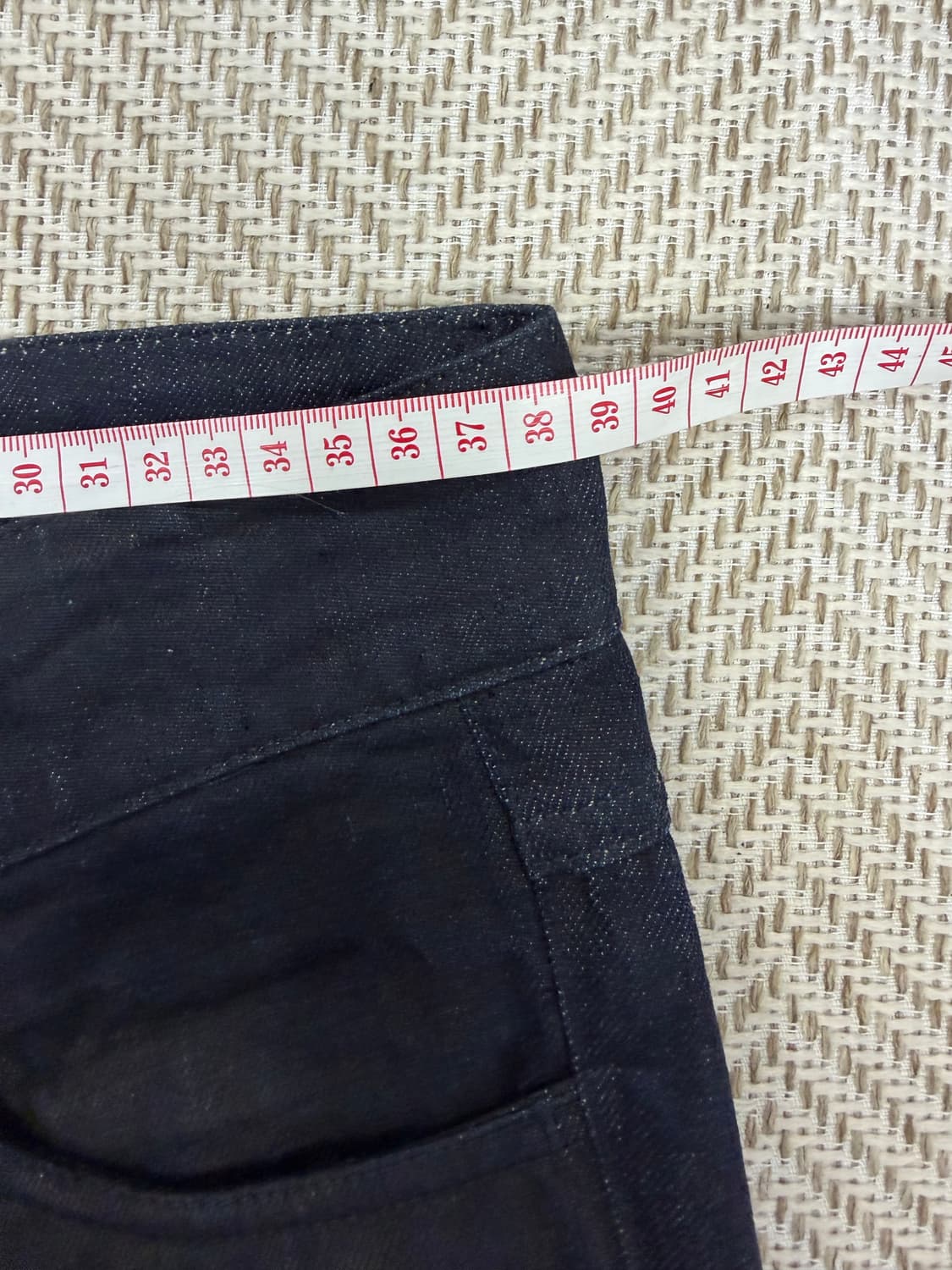 매장판정품) 보테가베네타 여성 왁싱 데님 팬츠 30 상품이미지7