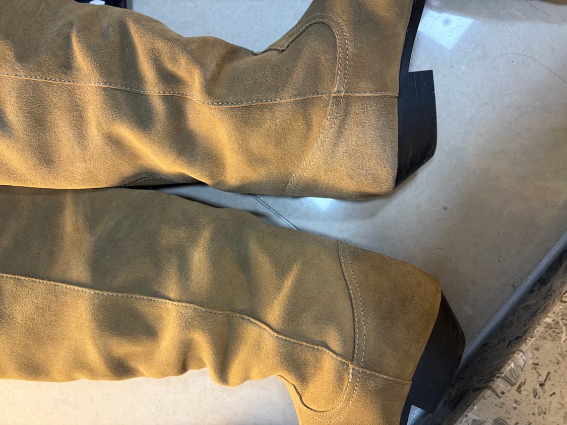 자라 오버사이즈 카우보이 스웨이드 부츠 상품이미지6