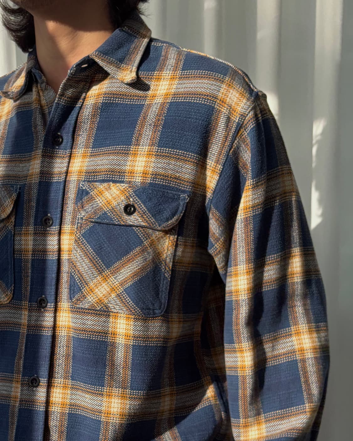 [L]슈가케인 Sugar Cane 플란넬 워크 셔츠  상품이미지3