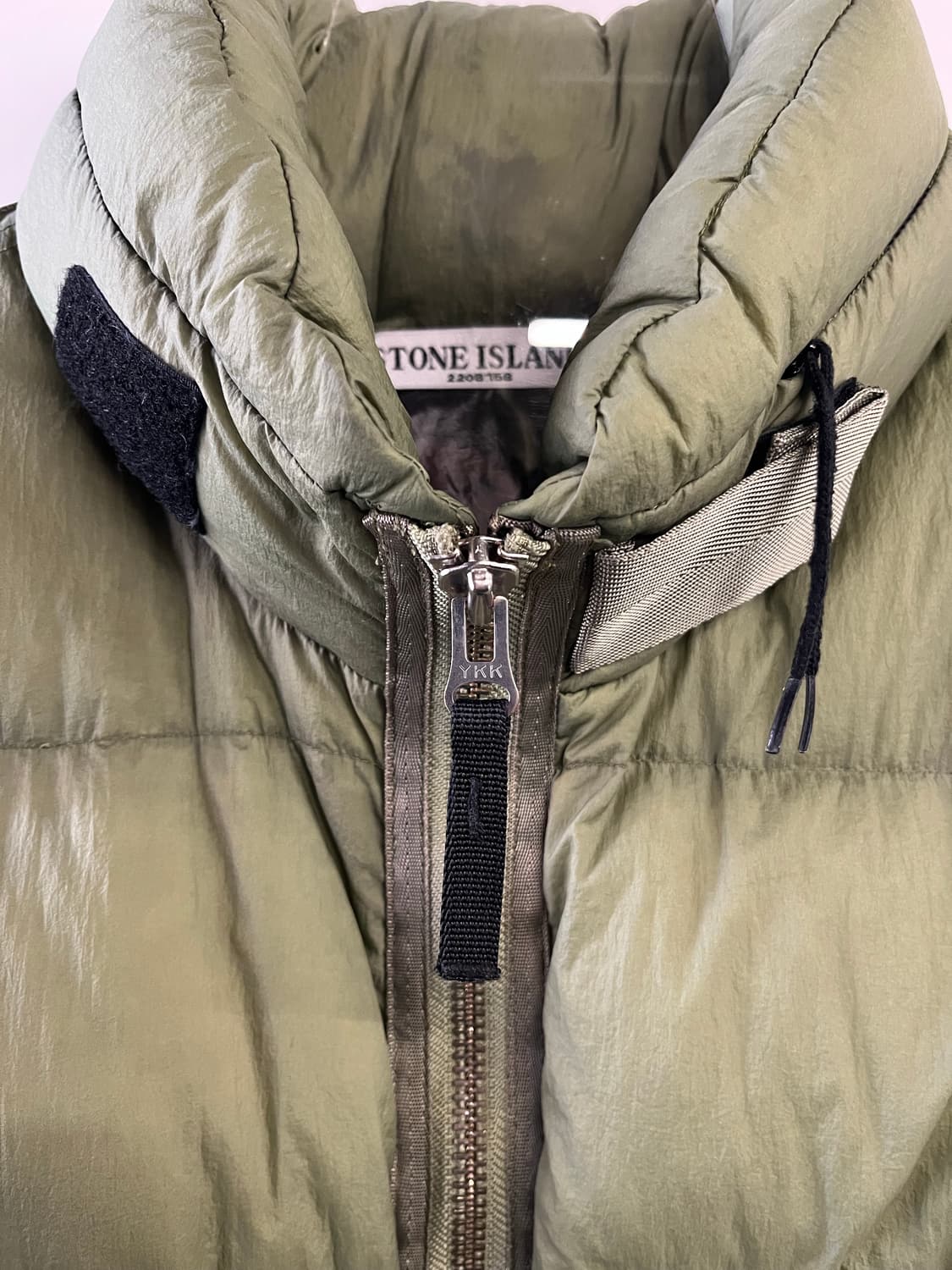 00s 스톤아일랜드 가먼트 다이드 다운 자켓 상품이미지5