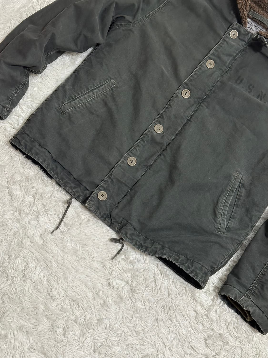 USN 덱자켓 스타일 양털 자켓 40 상품이미지3