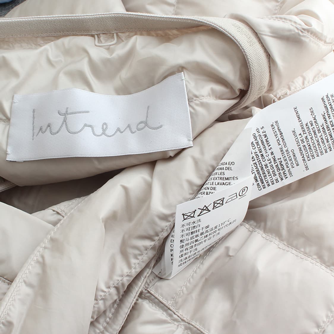 막스마라 인트렌드 오트밀 패딩 자켓 55, 66 상품이미지3