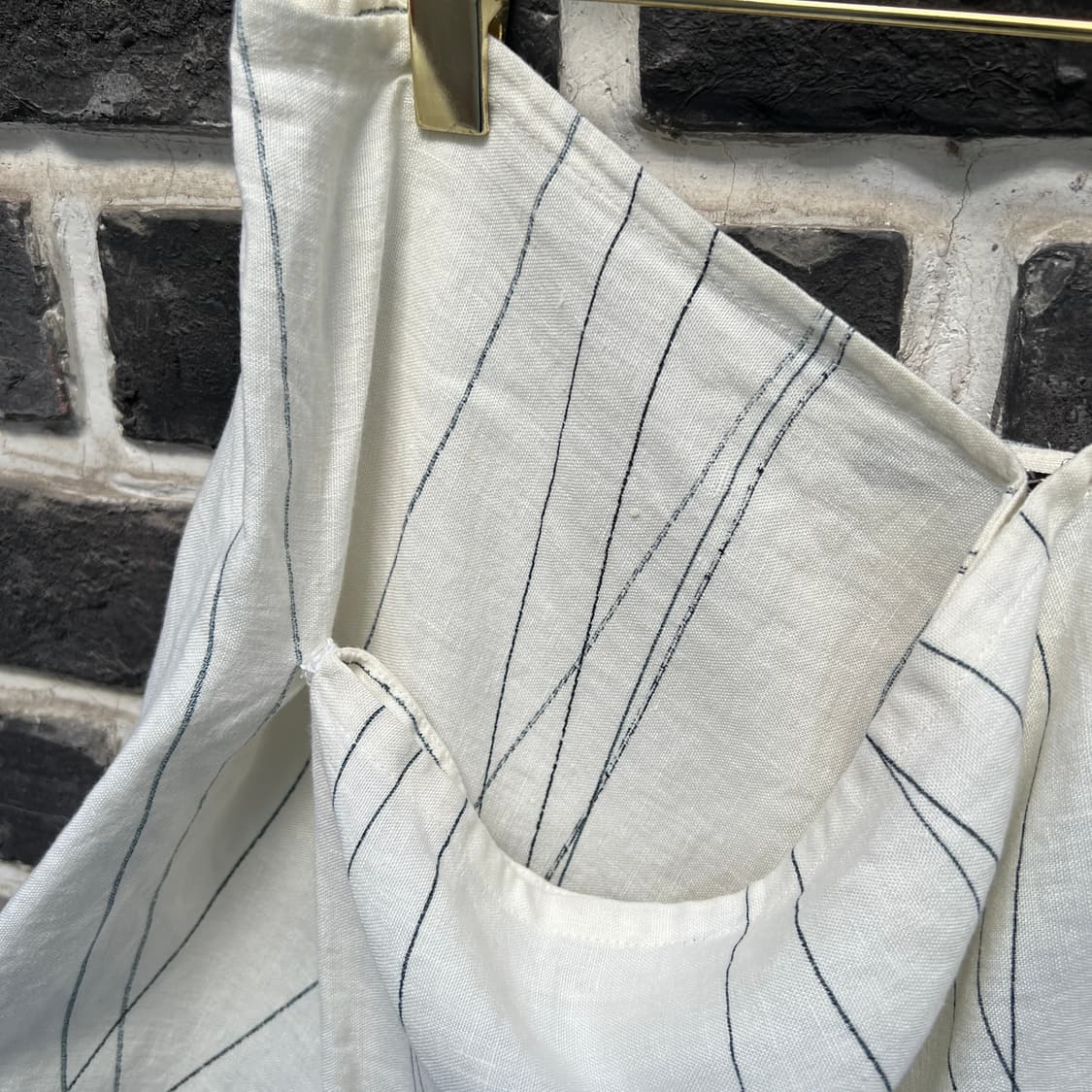 ROBERTO MUSSO 아방가르드 린넨 스커트 상품이미지2