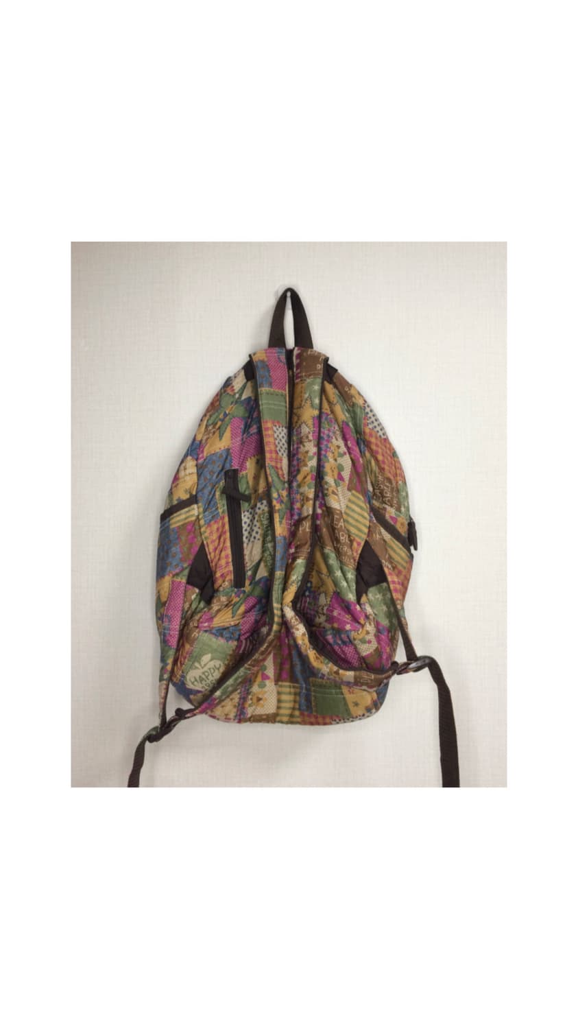 빈티지 패치워크 패디드 모리걸 백팩 상품이미지5