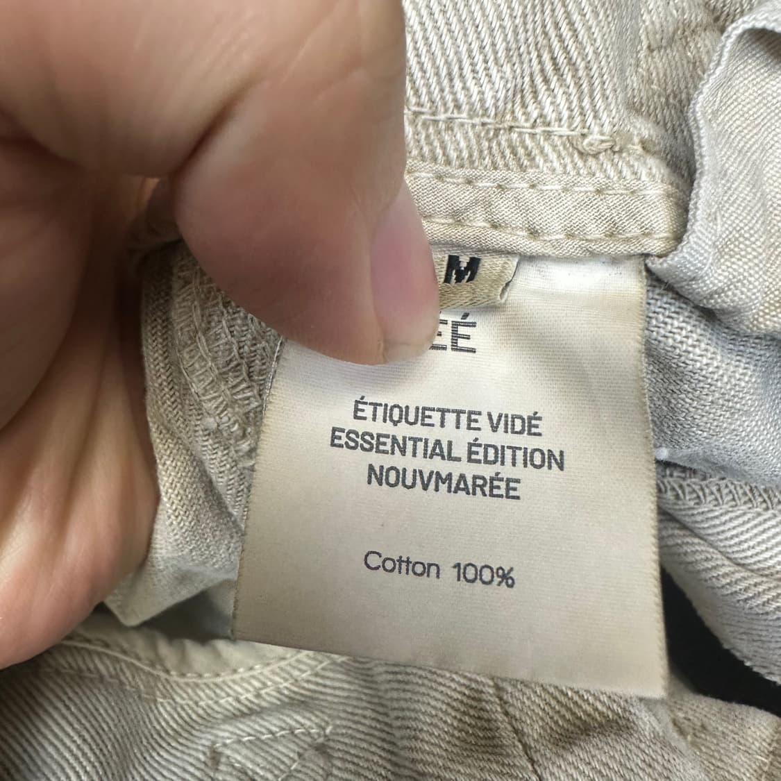 누마레 EE 베이지워크팬츠 M 상품이미지3