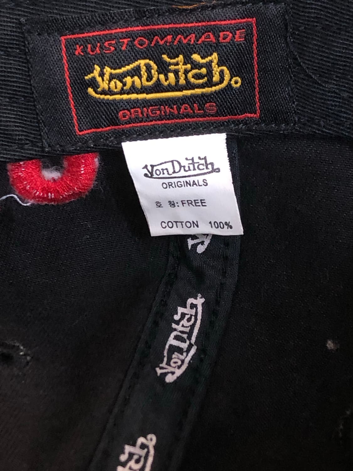 Von Dutch 본 더치 빈티지 볼캡 모자  상품이미지7