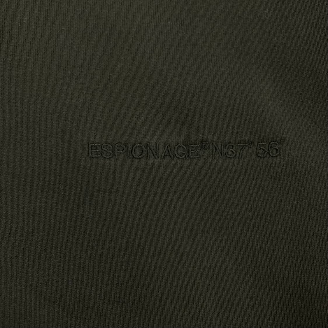 에스피오나지 카키 컬러 스몰 로고 후드티 상품이미지2