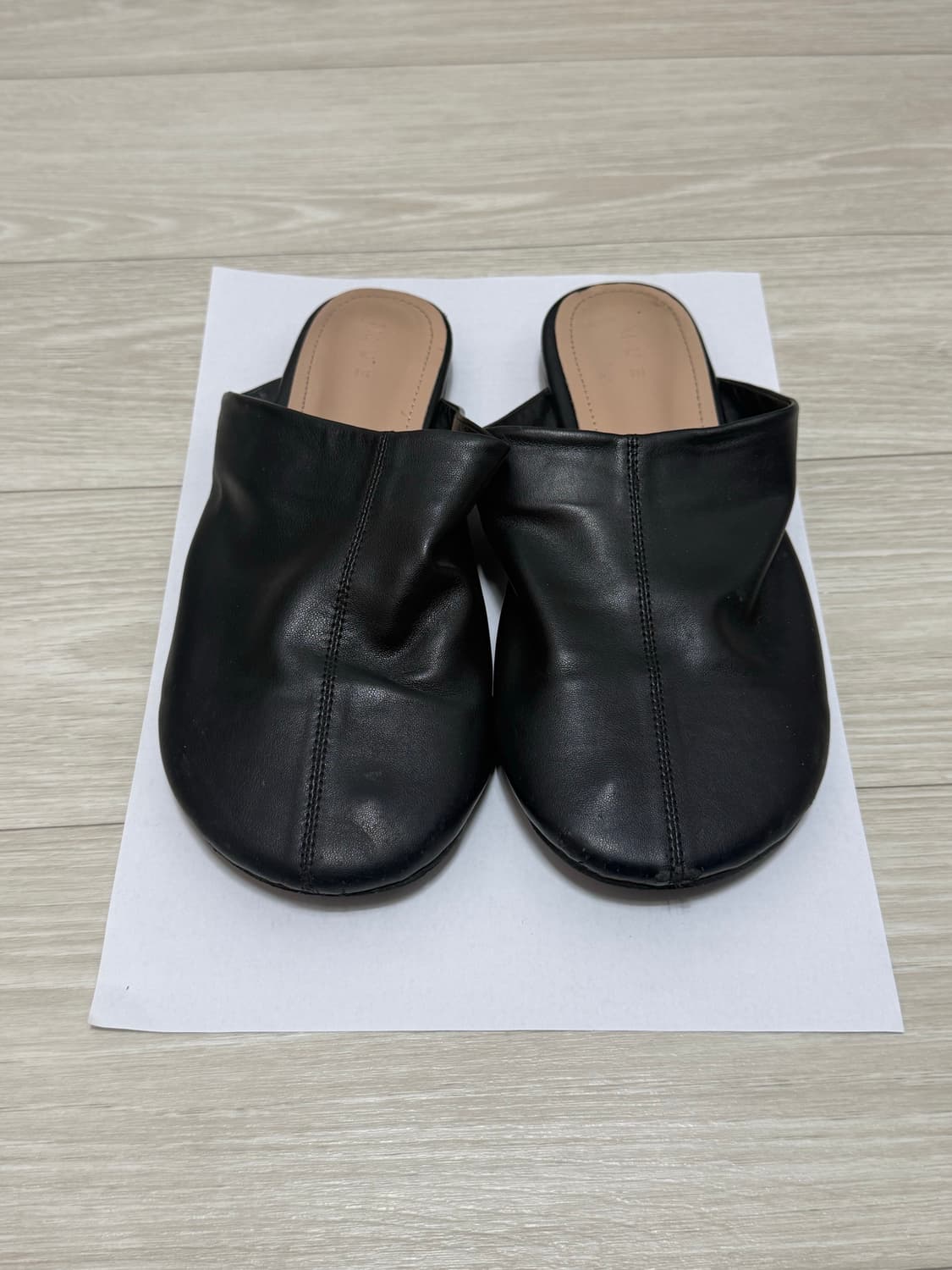 가죽 뮬 샌들 235 상품이미지2