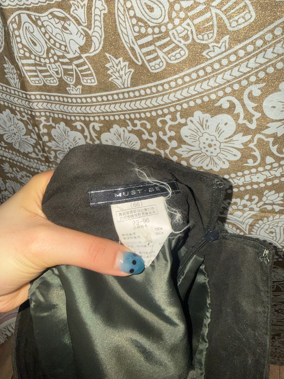 빈티지 모직 미디스커트  상품이미지6