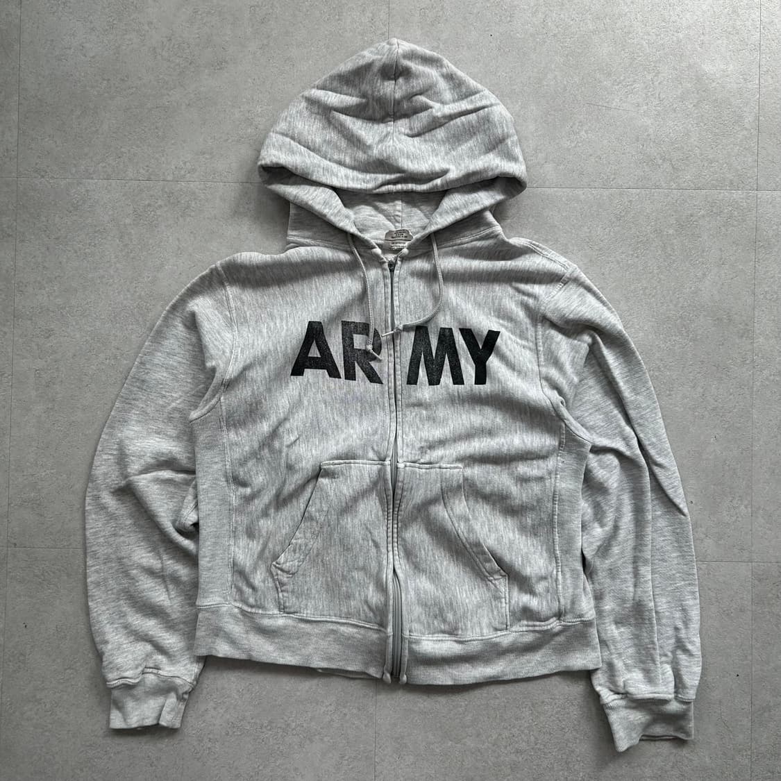 90s USA U.S. ARMY 빈티지 후드집업 M 상품이미지1