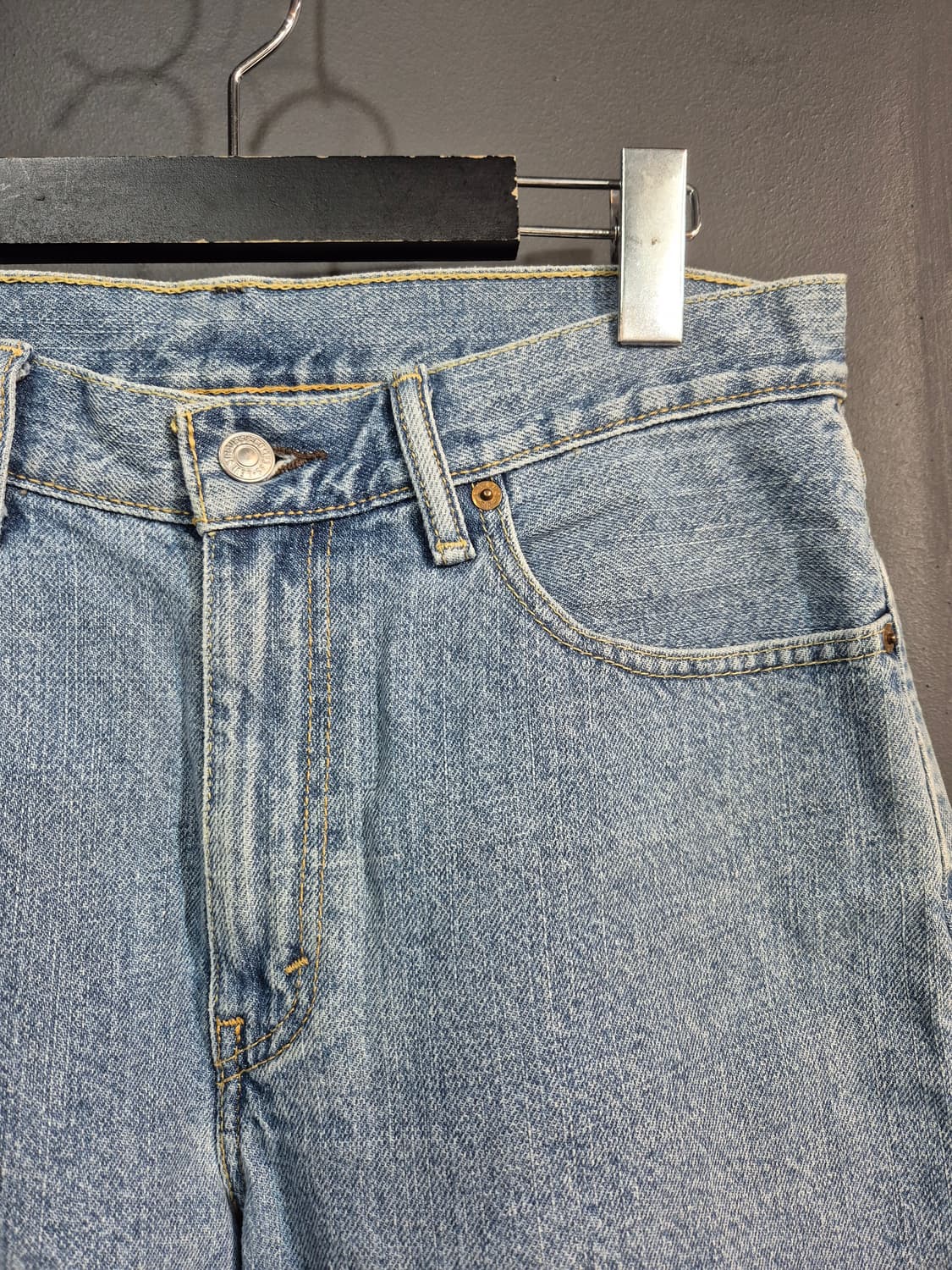 리바이스 505 데님 반바지 W32 L 상품이미지4