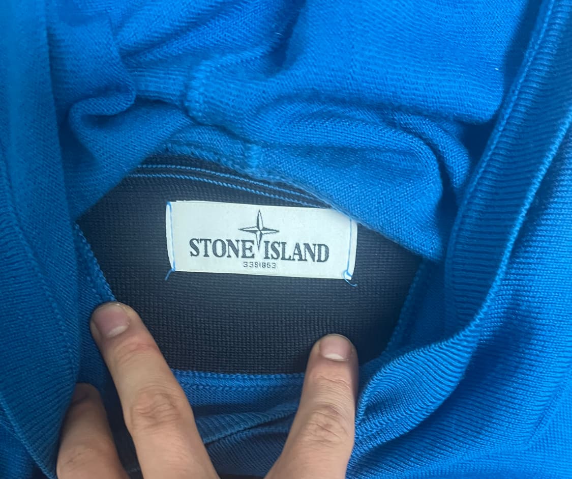 스톤아일랜드 니트 후드티 L 백화점 한글텍 상품이미지7