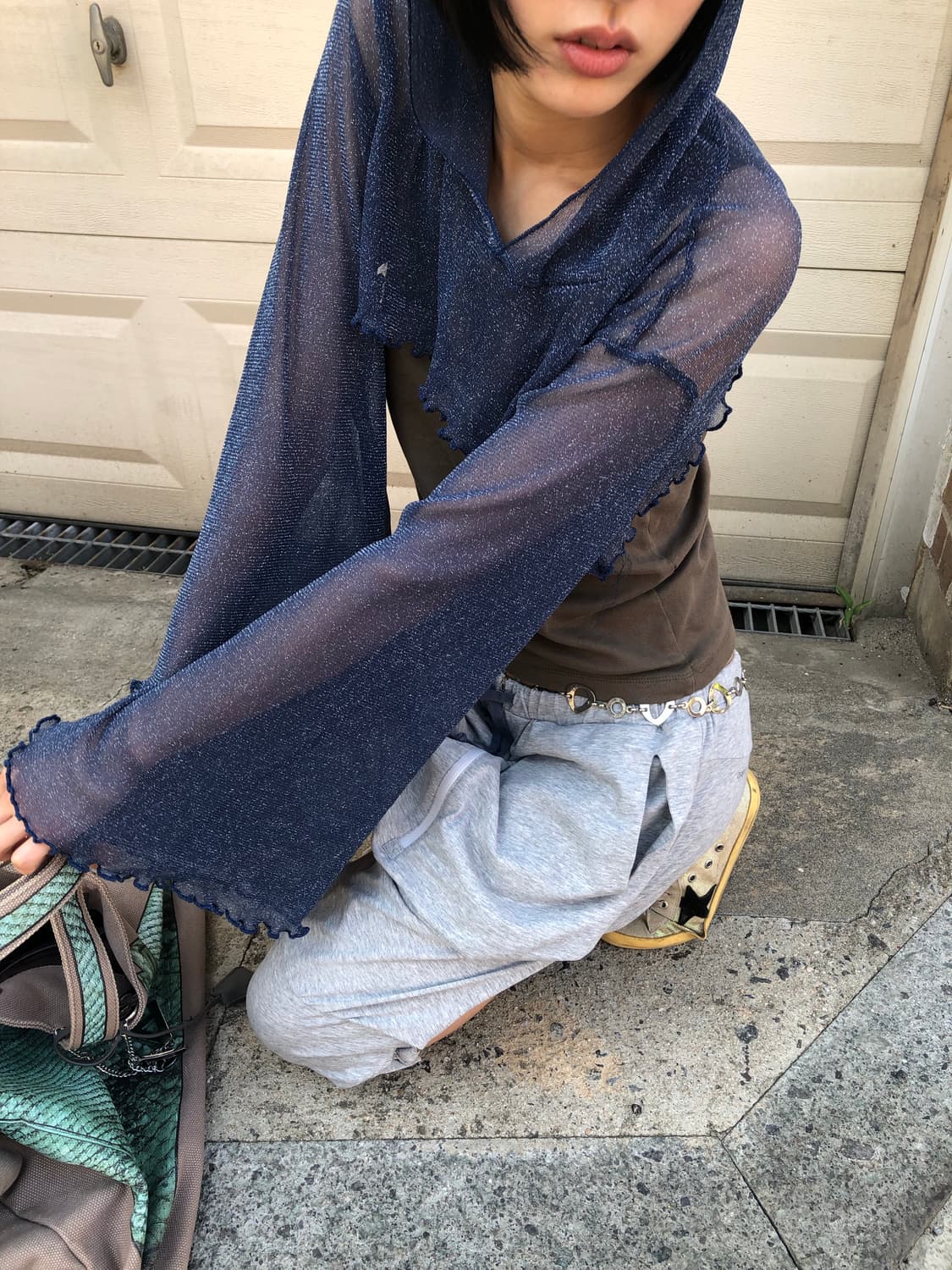 shimmer hood bolero  상품이미지5