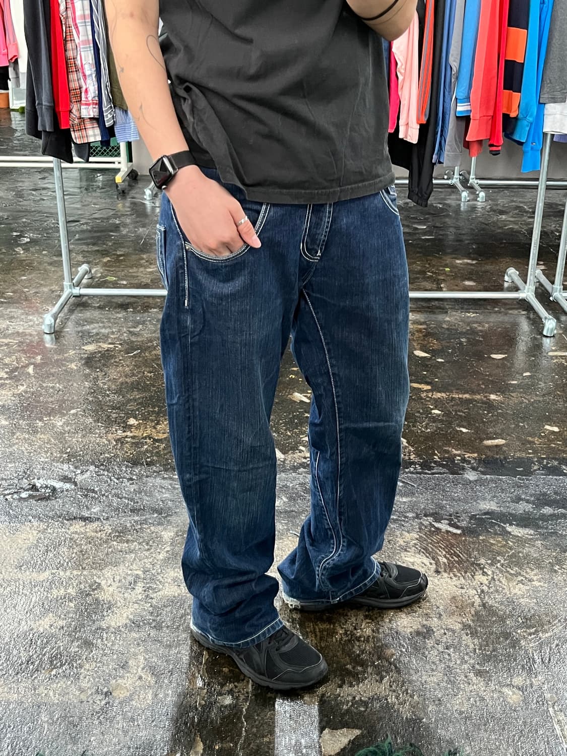 EVISU Y2K 데님 팬츠 상품이미지2