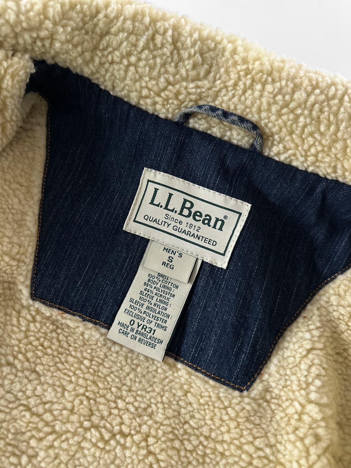 90~00s 빈티지 엘엘빈 쉐르파 데님 트러커 자켓 상품이미지10