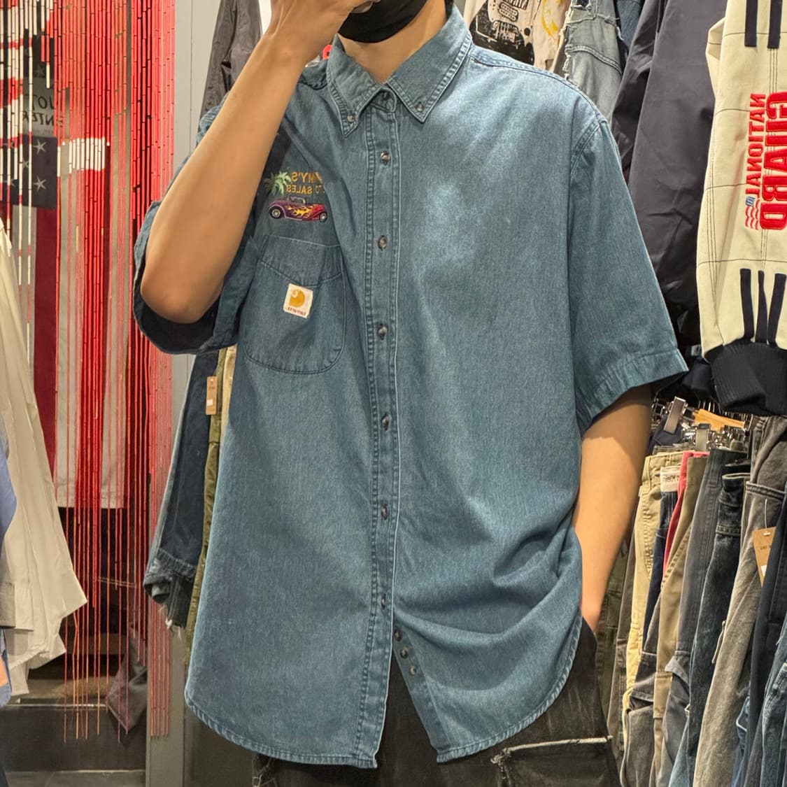 [IM] Carhartt 데님 반팔 셔츠  상품이미지4