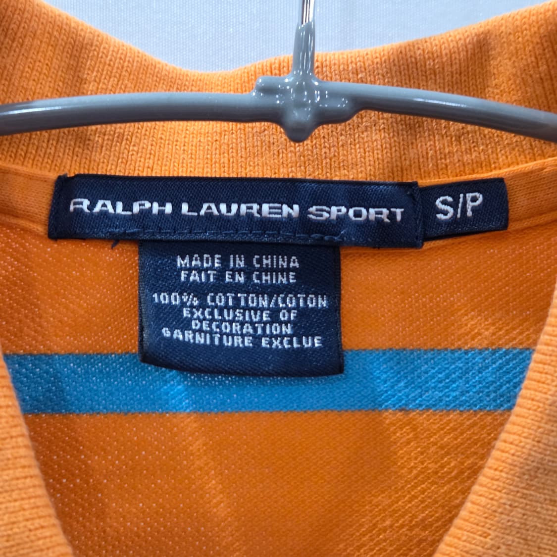 폴로랄프로렌 스포츠 우먼 피케 스트라이프 카라티 S 상품이미지3