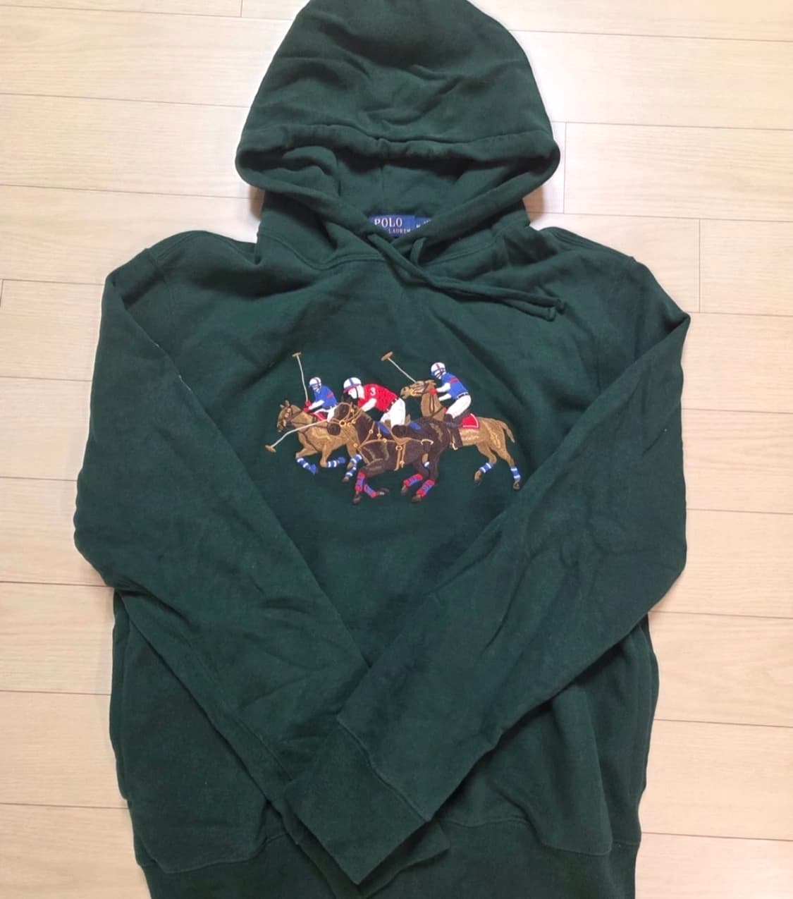 정품 폴로랄프로렌 빅포니 그린 후드티 M (100~105) 상품이미지1