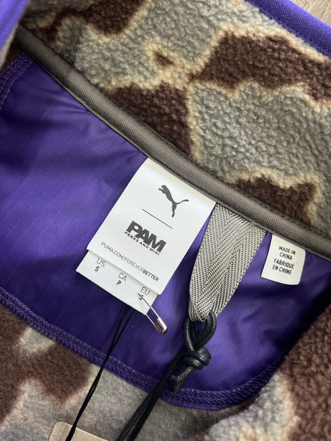 퓨마 x PAM 콜라보 후리스 상품이미지4