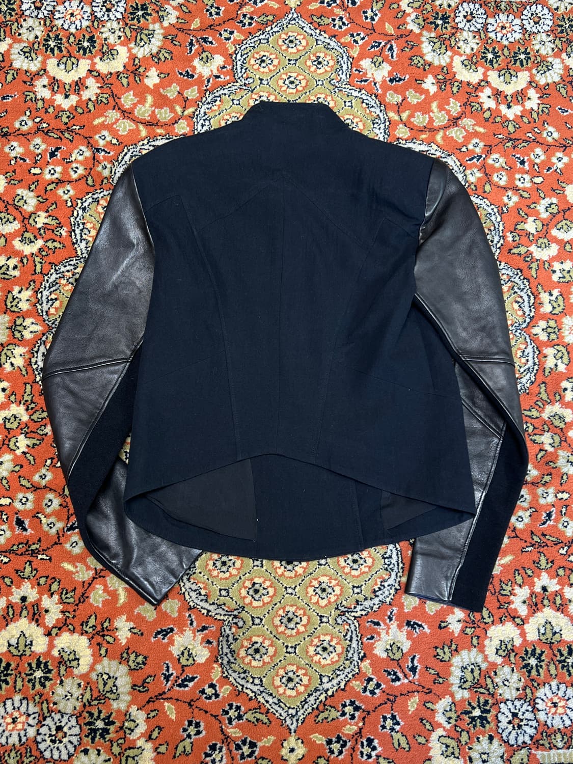 [M] 헬무트랭(Helmut Lang) Bleeker 레더 암 믹스 자켓 상품이미지2