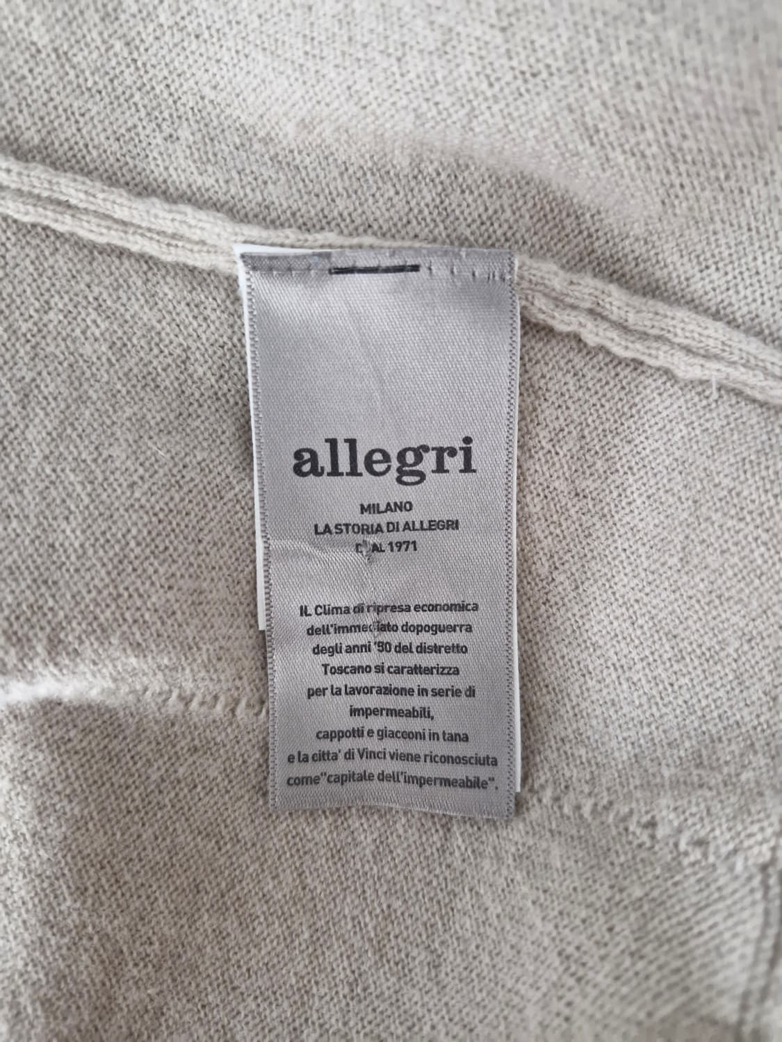 알레그리(Allegri)22FW 프라임 캐시미어 100%니트 상품이미지7