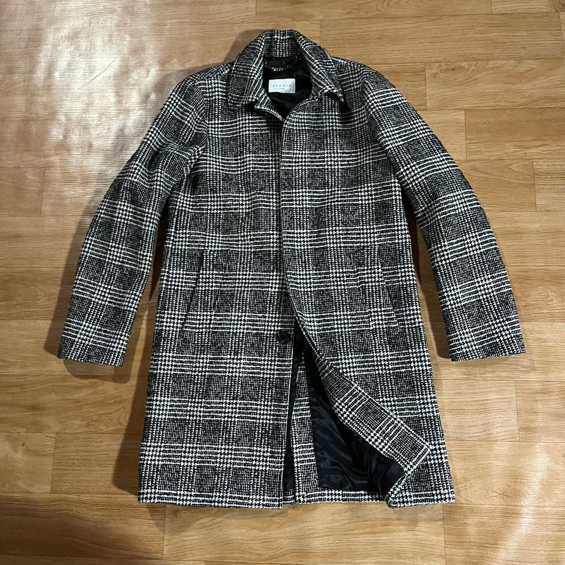 [95] 산드로 글렌체크 울코트 상품이미지1