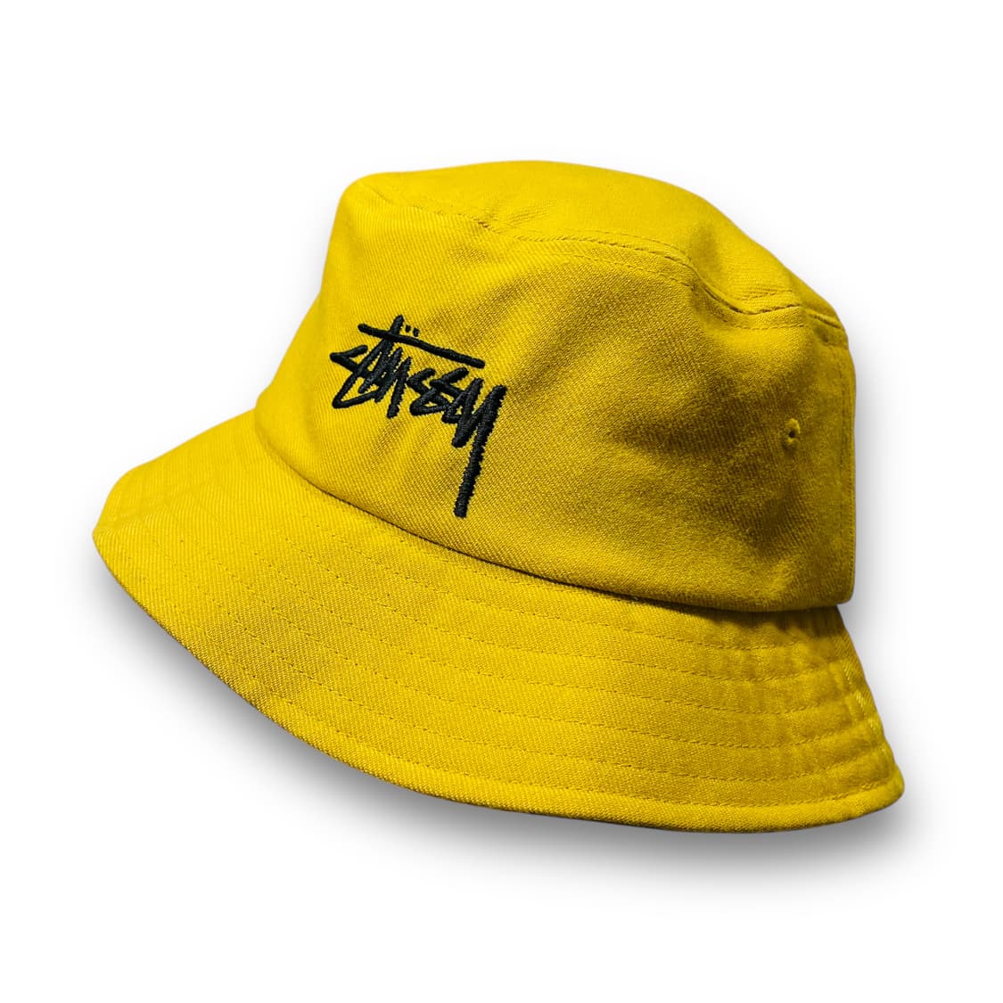 스투시 머스타드 빅 스탁 로고 데드스탁 버킷햇 상품이미지3