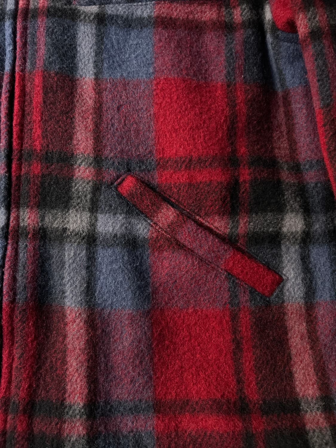 [M]OSHKOSH 오시코시 레드 타탄체크 울 자켓 상품이미지4