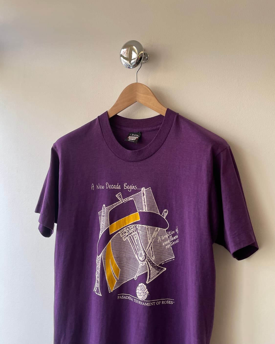 90‘s USA “Rose Parade” T-shirt L 상품이미지3