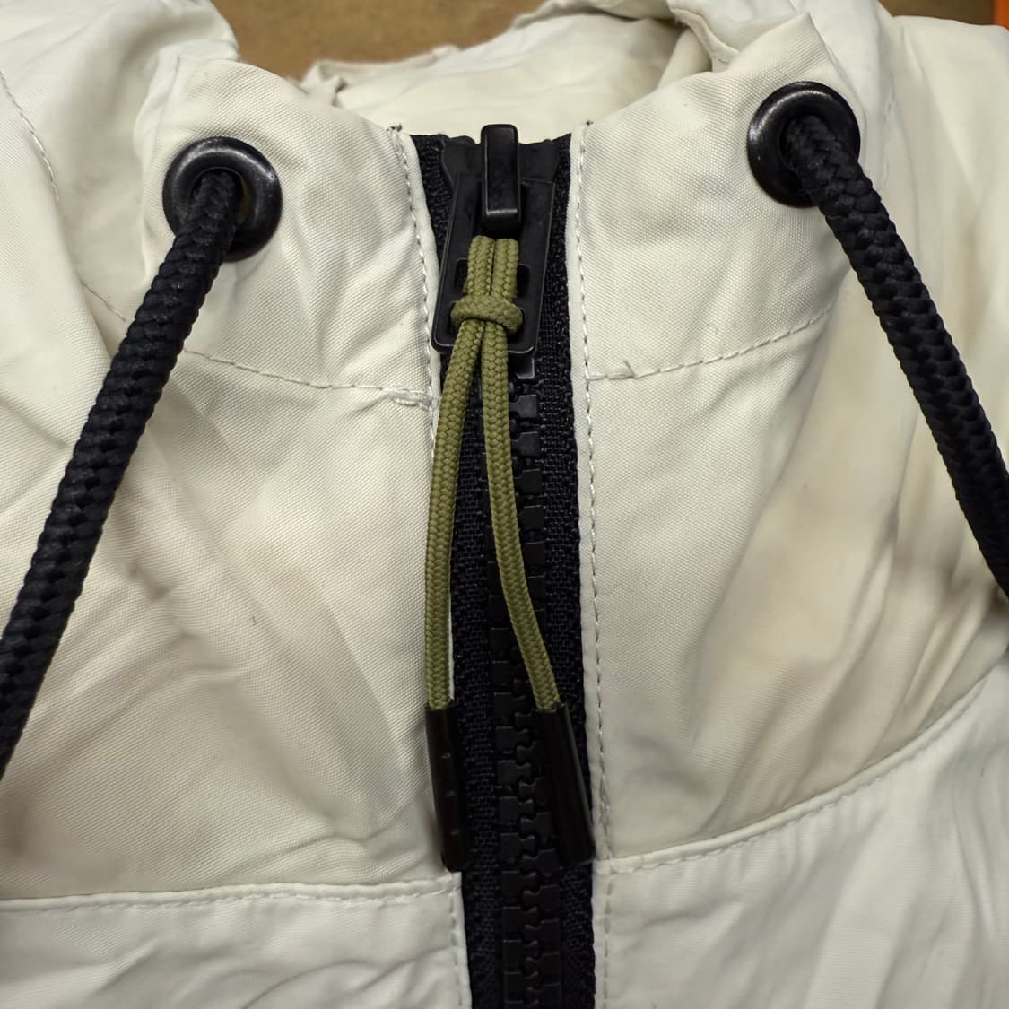 [정품/L] 나이키 바람막이 후드 아이보리 화이트 b14 상품이미지7