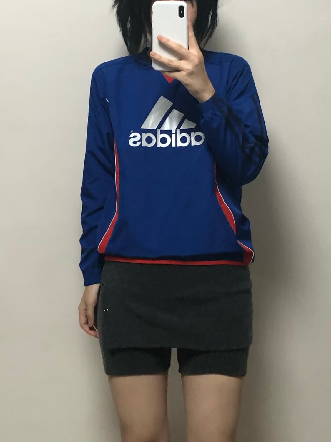 아디다스 빅로고 배색 웜업 상품이미지1