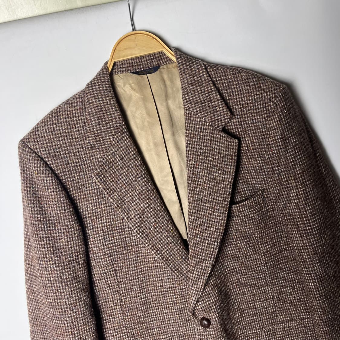 [Harris Tweed] 트위드 헤링본 울 블레이저 상품이미지3