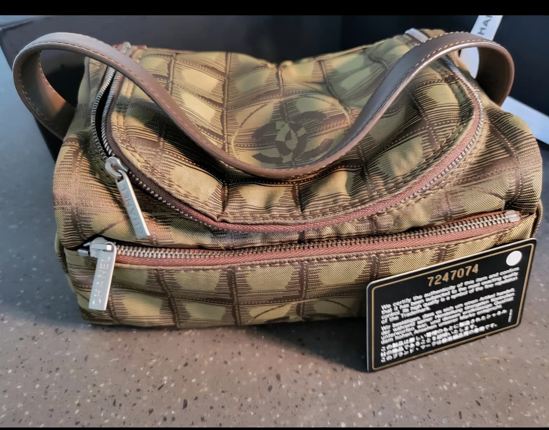 세일!정품 풀세트 샤넬 트래블 라인 토드겸 클러치 백 브라운 상품이미지2