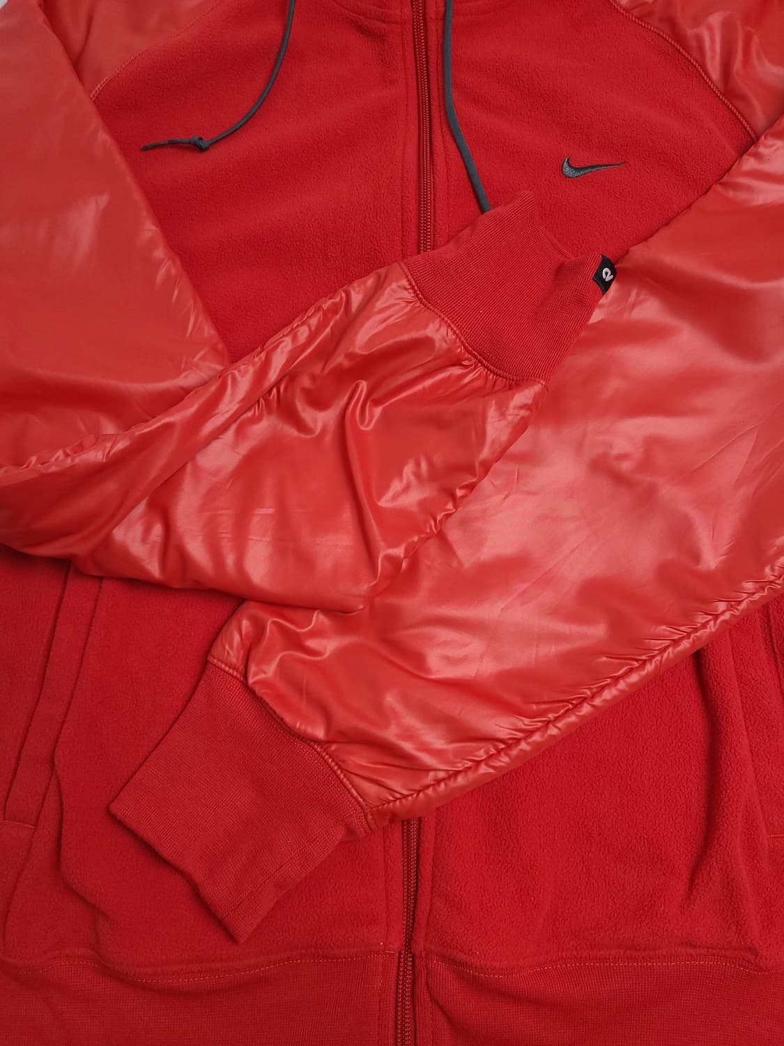 L)나이키 y2k 플리스 후드 집업 자켓 무배 상품이미지3