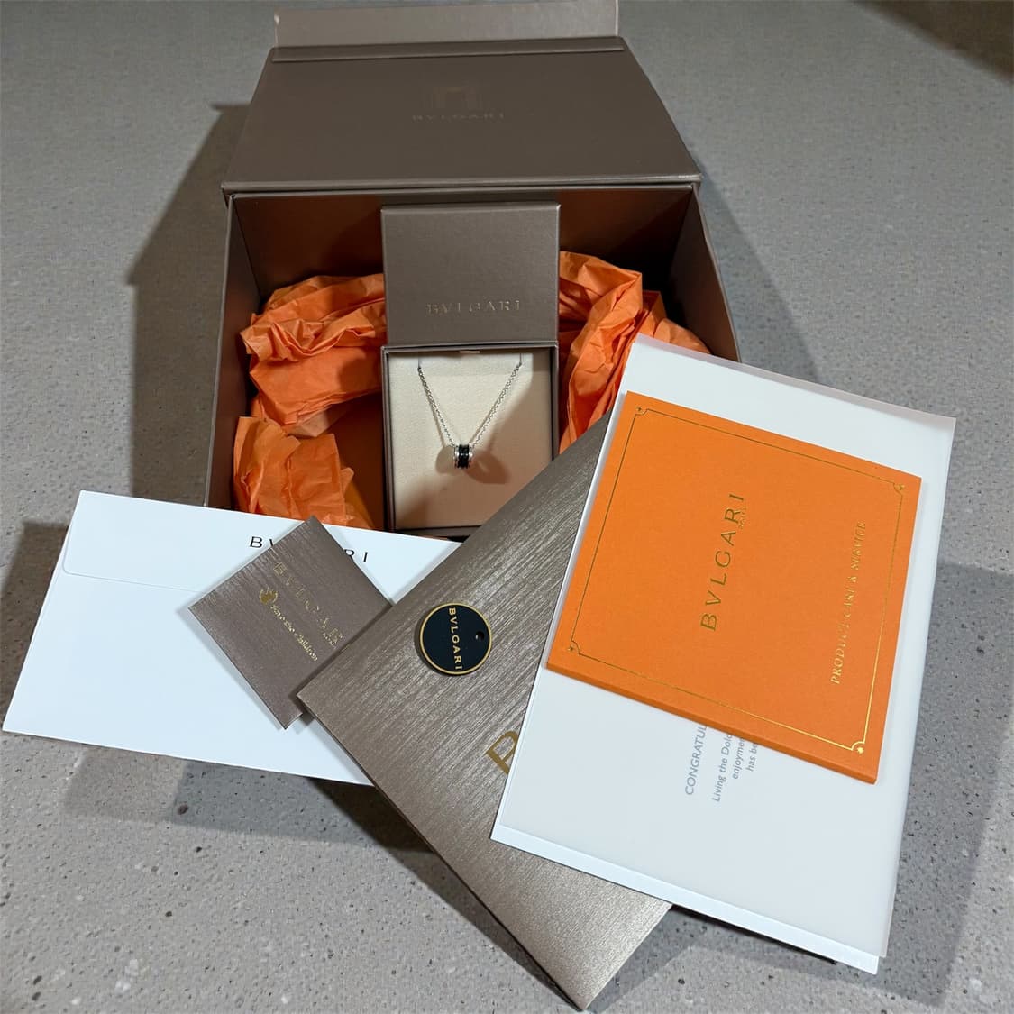 정품 불가리 세이브더칠드런 목걸이 (연장) 상품이미지9