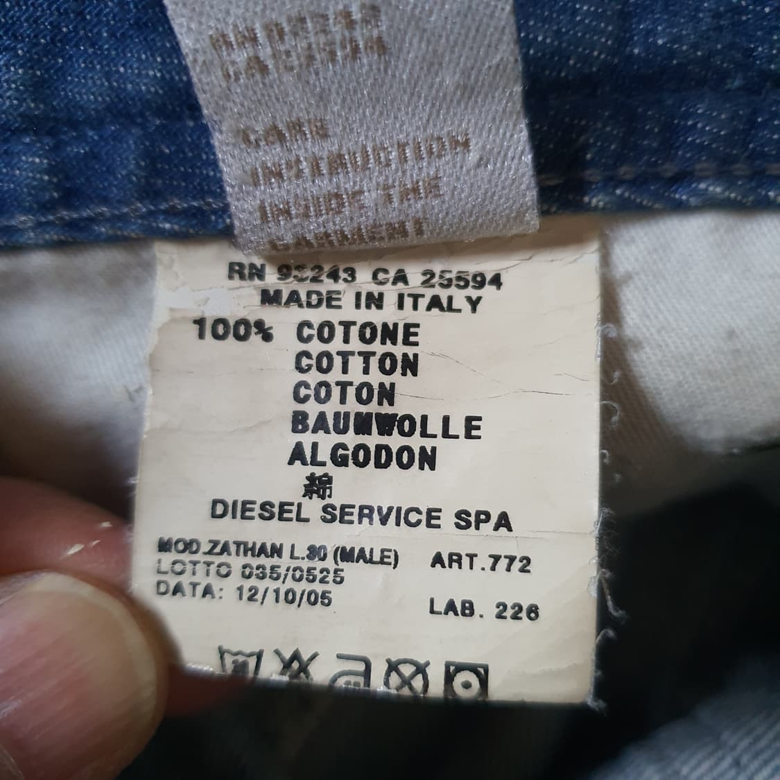 디젤 자탄(Diesel Zathan) 00772 워시 부츠컷  상품이미지7