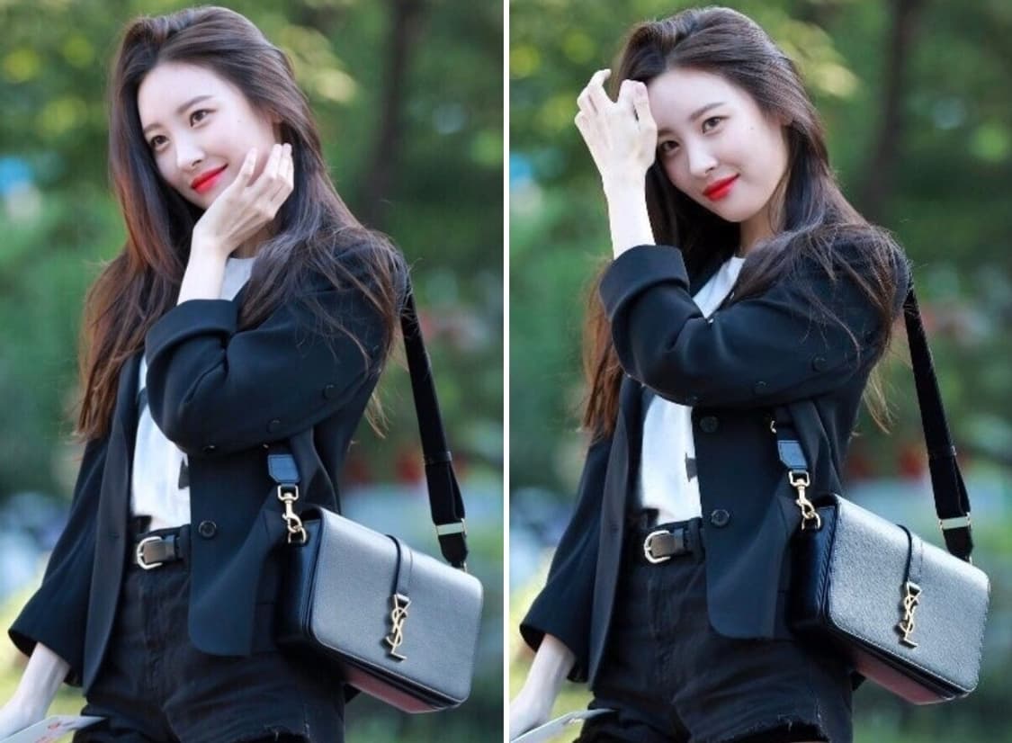 정품)급처상태양호!생로랑 유니버시티 선미가방 크로스백 숄더백 상품이미지1