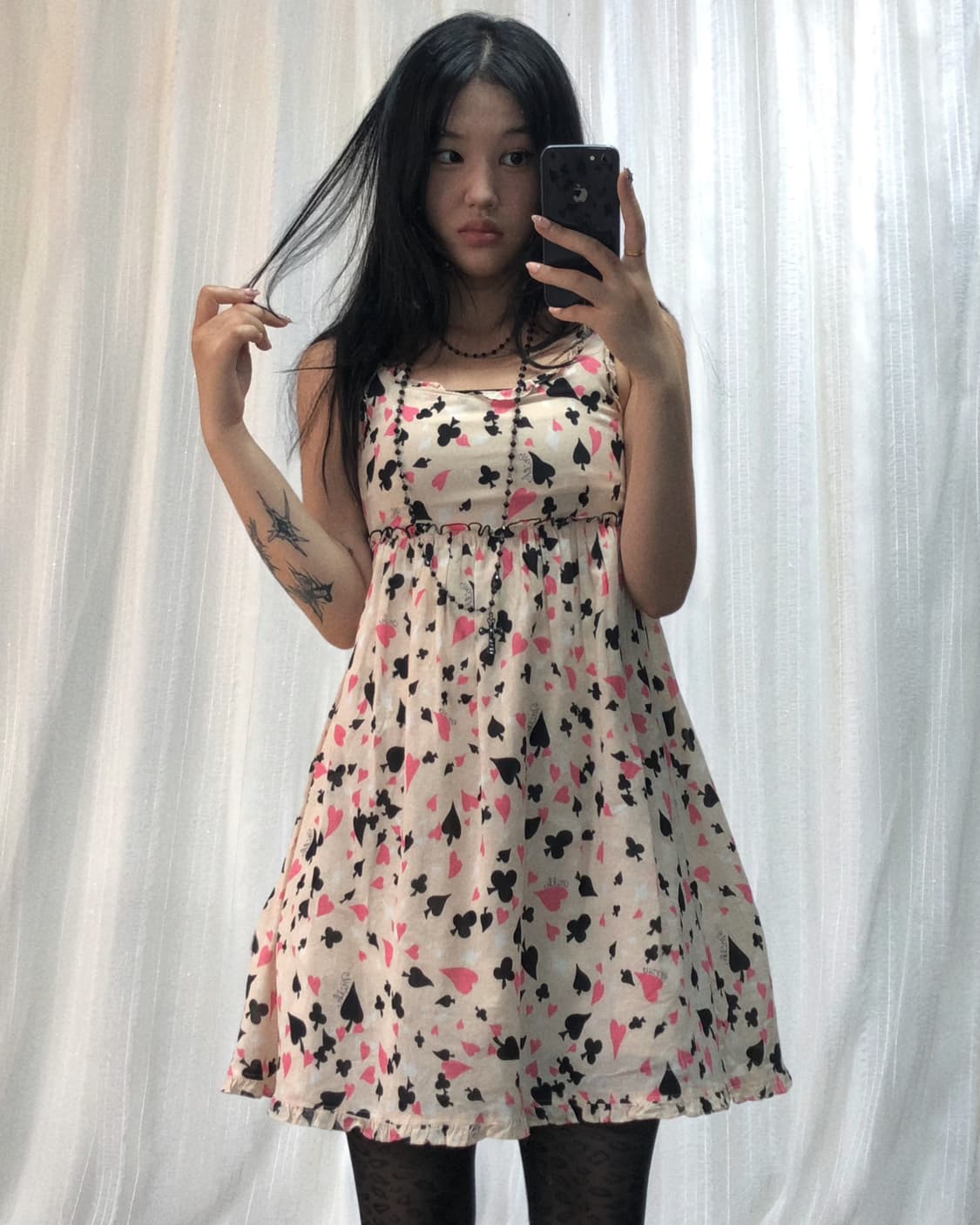 MILK 카드 프릴 미니 원피스 상품이미지1