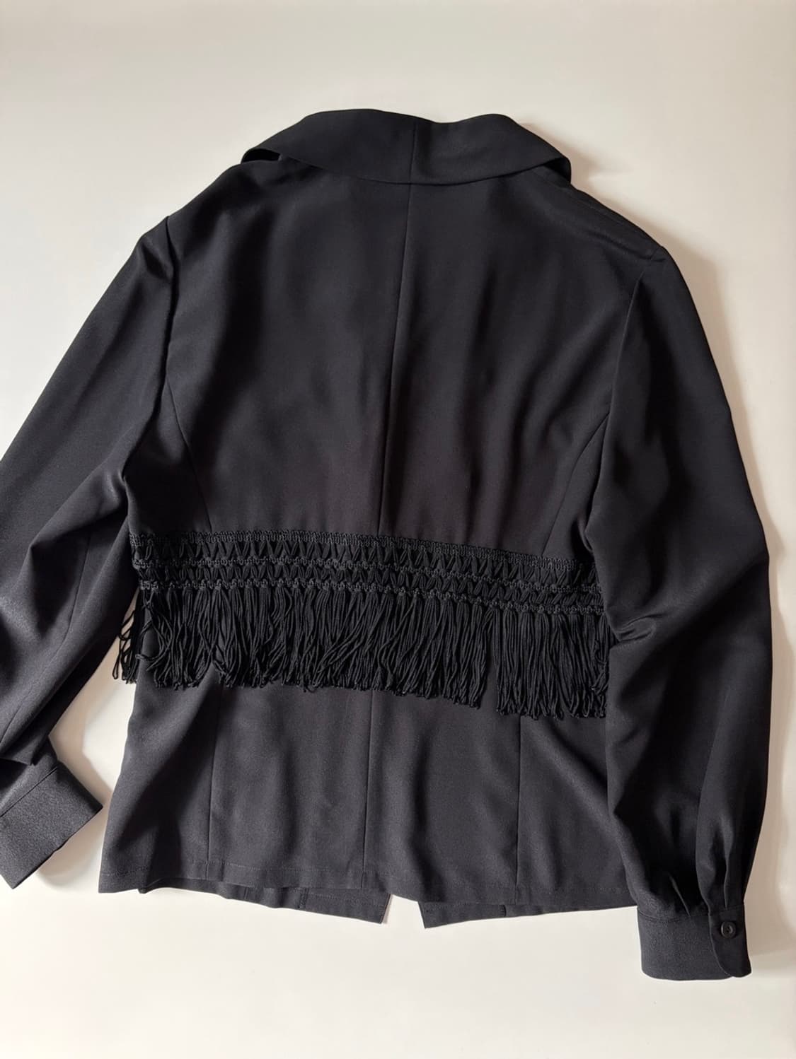 fringe double breasted blouse 상품이미지10