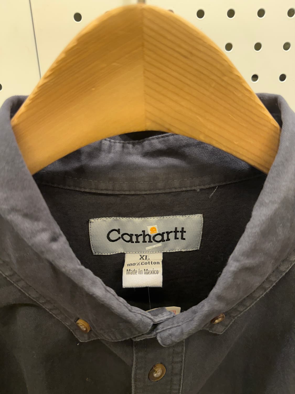 칼하트 포켓 로고 버튼다운 셔츠 U490 상품이미지4