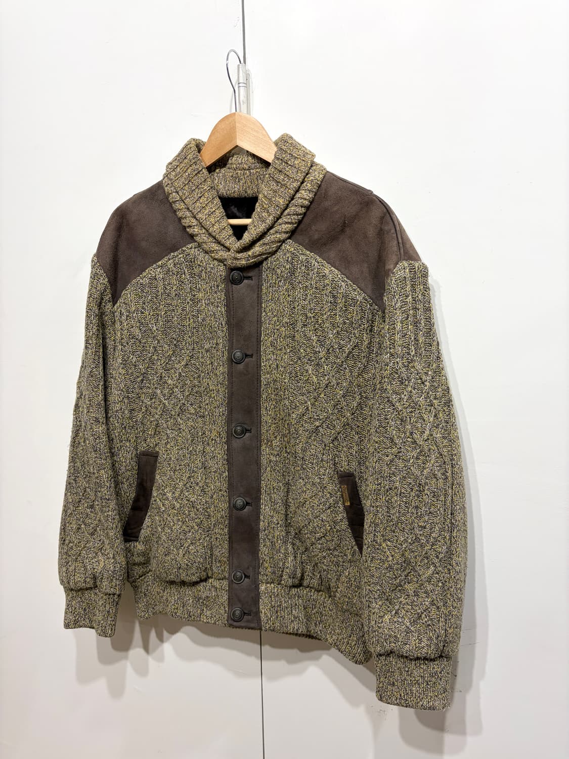 크리스챤 디올 스웨이드 숄더 니트 자켓 상품이미지2