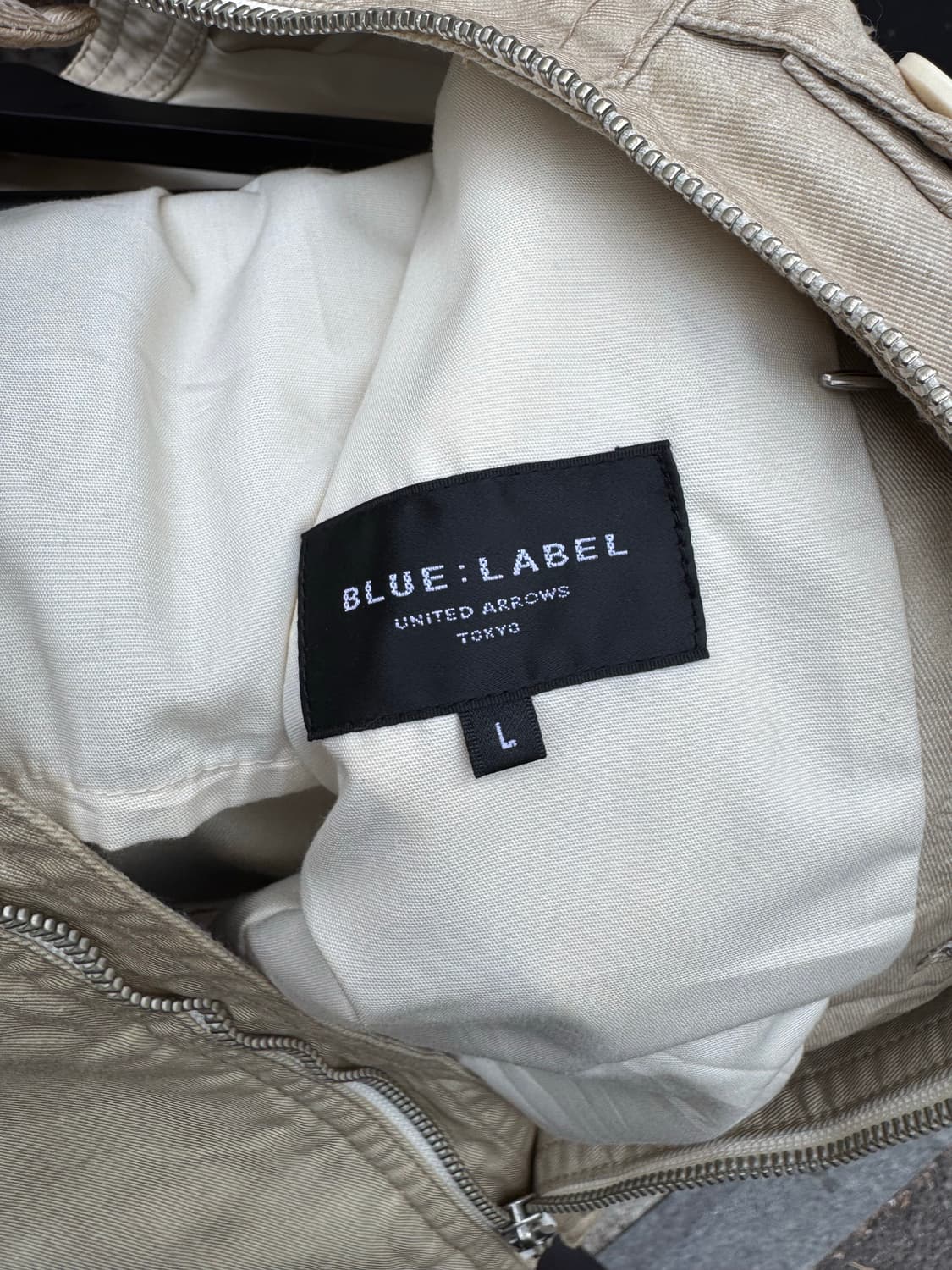 유나이티드 애로우즈 블루라벨 코팅자켓  상품이미지3