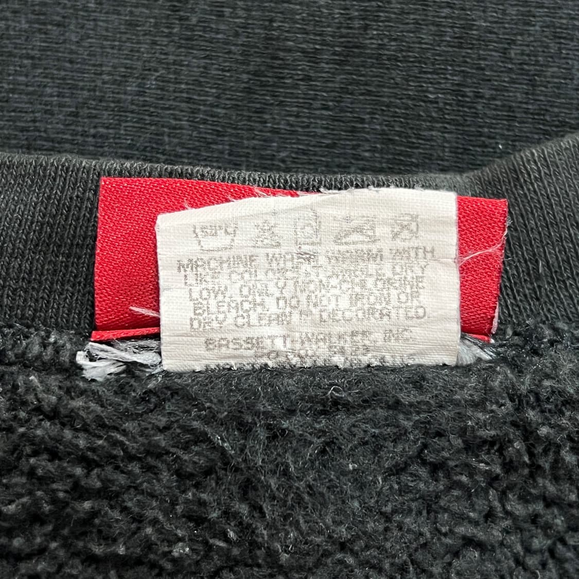 슈프림 90s 아크로고 크루넥 블랙 상품이미지7