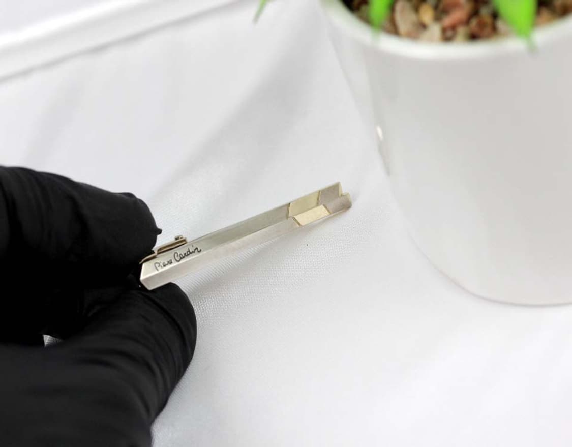 피에르가르뎅 A등급 5cm 남자 명품 넥타이핀 빈티지 상품이미지4