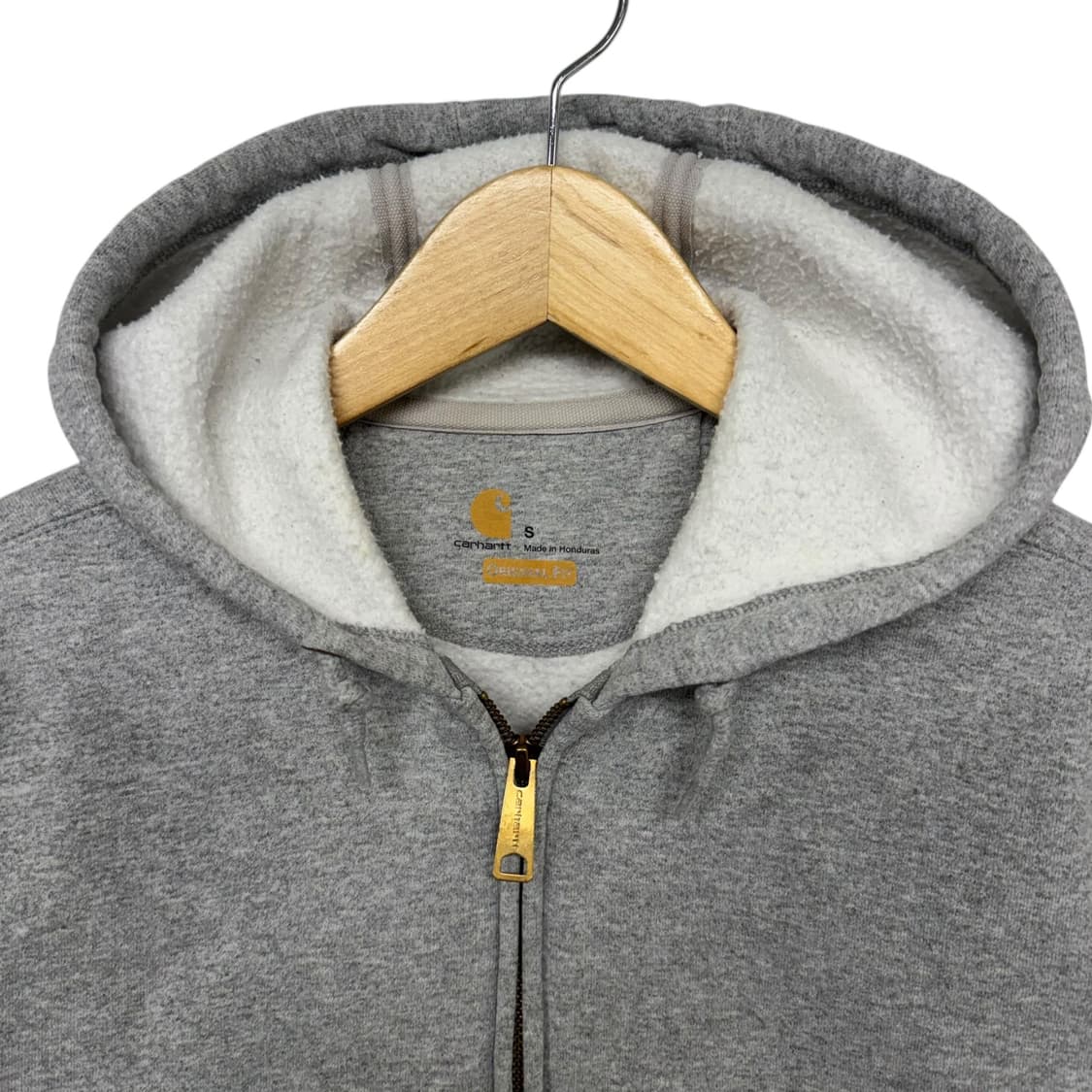 칼하트 로고 후드집업 상품이미지2