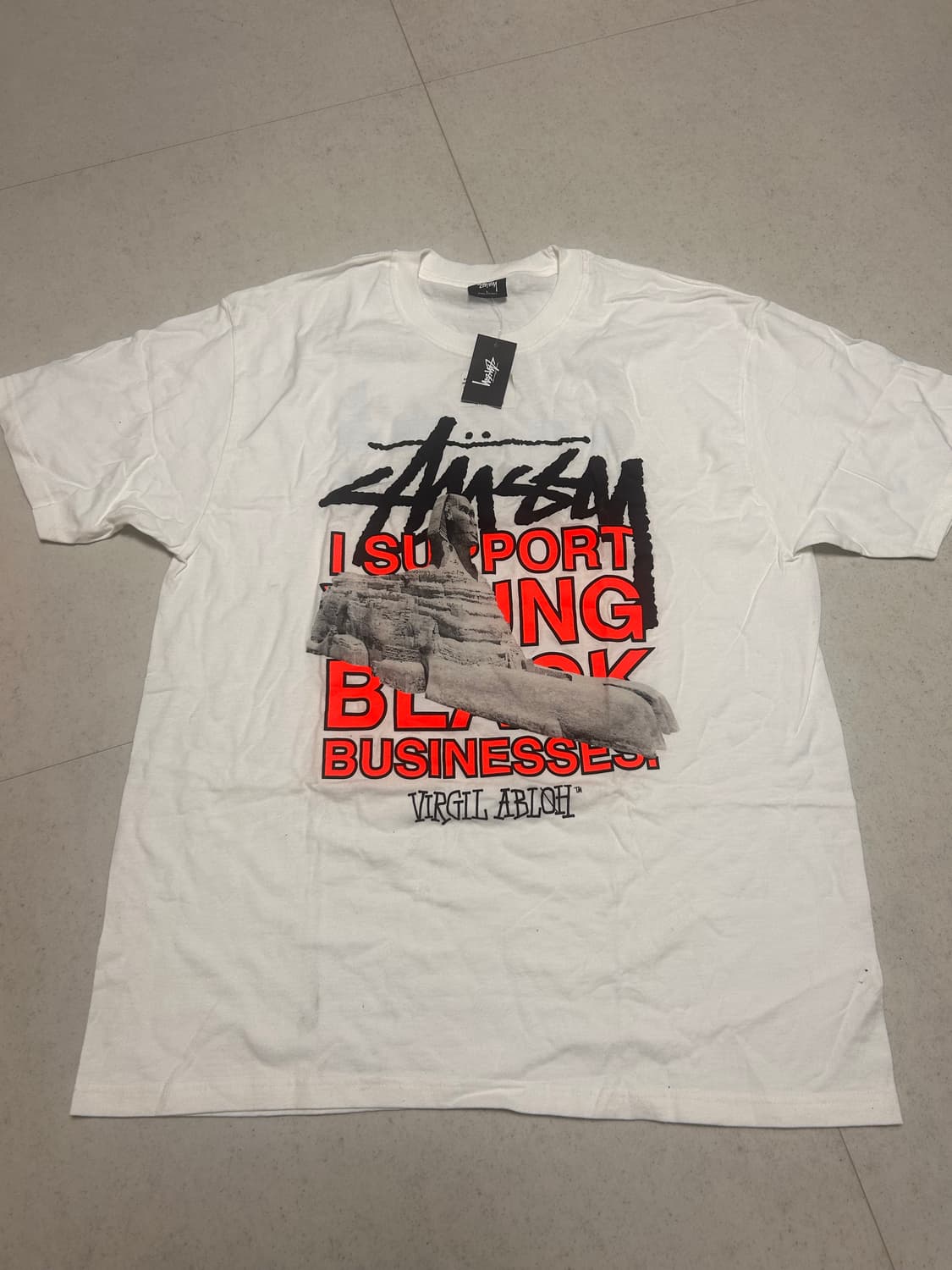 Stussy x Off-White 40 WT T-Shirt 상품이미지1